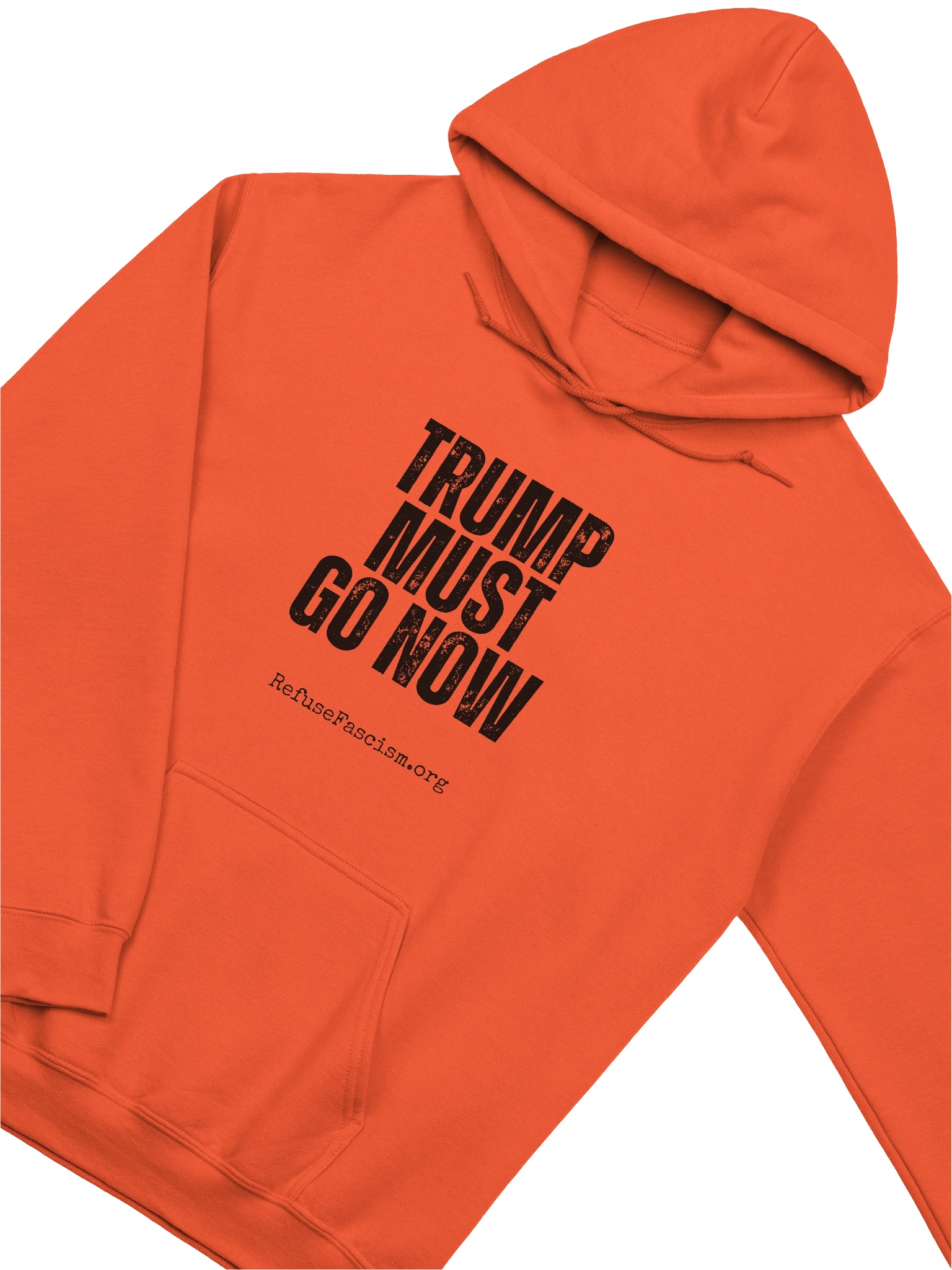 Trump Must Go Now! Orange Hoodie product image (3)