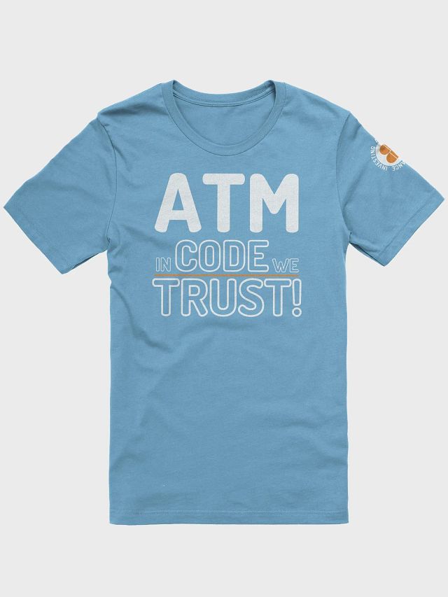 ATM in code we trust White product image (2)