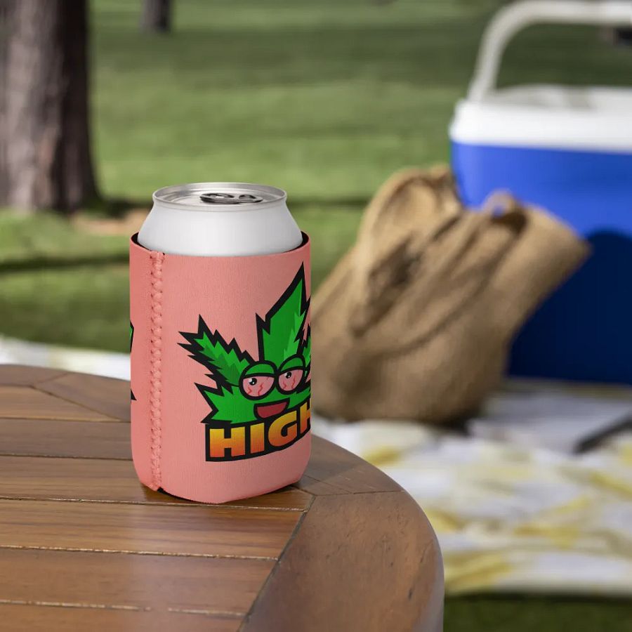 HIGH DRINK KOOZIE PINK product image (6)