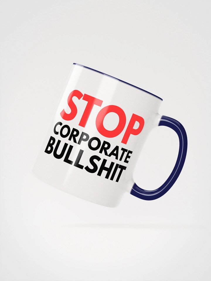 STOP corporate bullshit Mug product image (13)