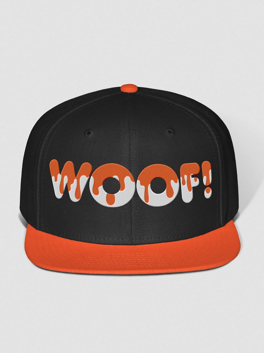 Speak Hat - WOOF! - Orange Drip product image (1)