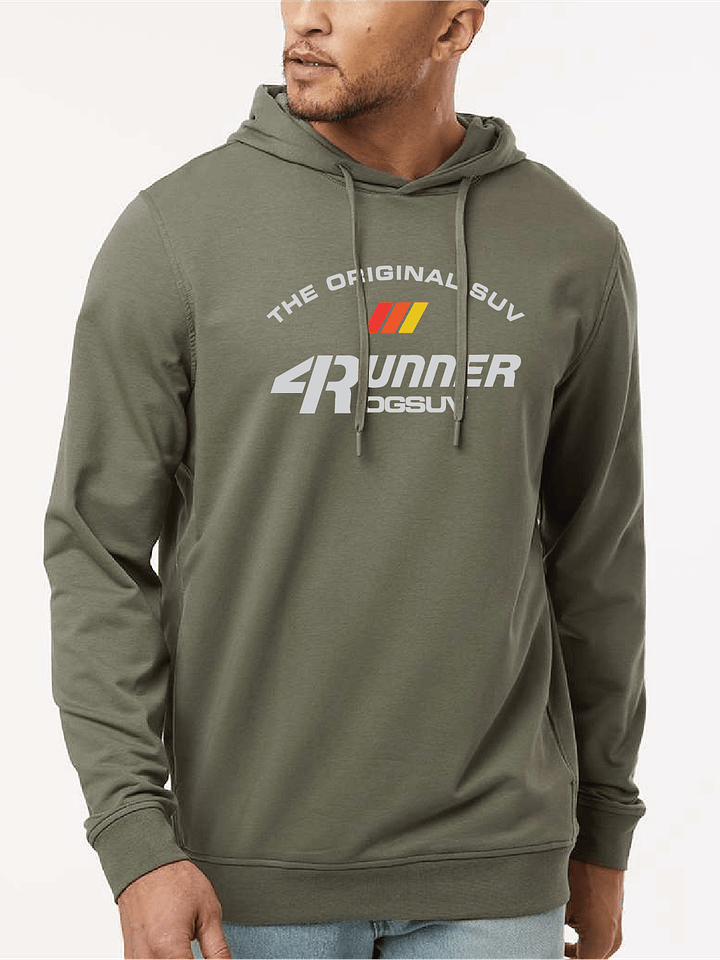 Simple Unisex Premium Hoodie - Olive/White product image (1)