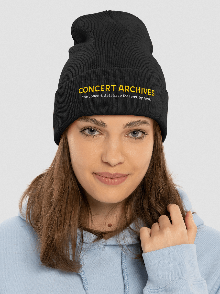 Concert Archives Beanie (Black) product image (3)