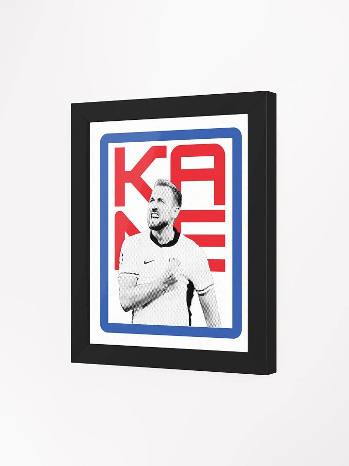 Harry Kane BW England Name Art Framed Print product image (2)