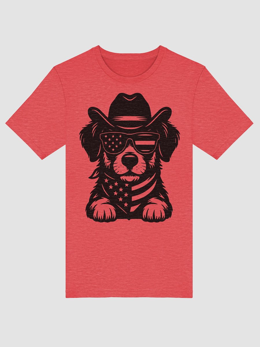 Cowboy Spirit American Pride Dog Tee | Border Collie T-Shirt product image (35)