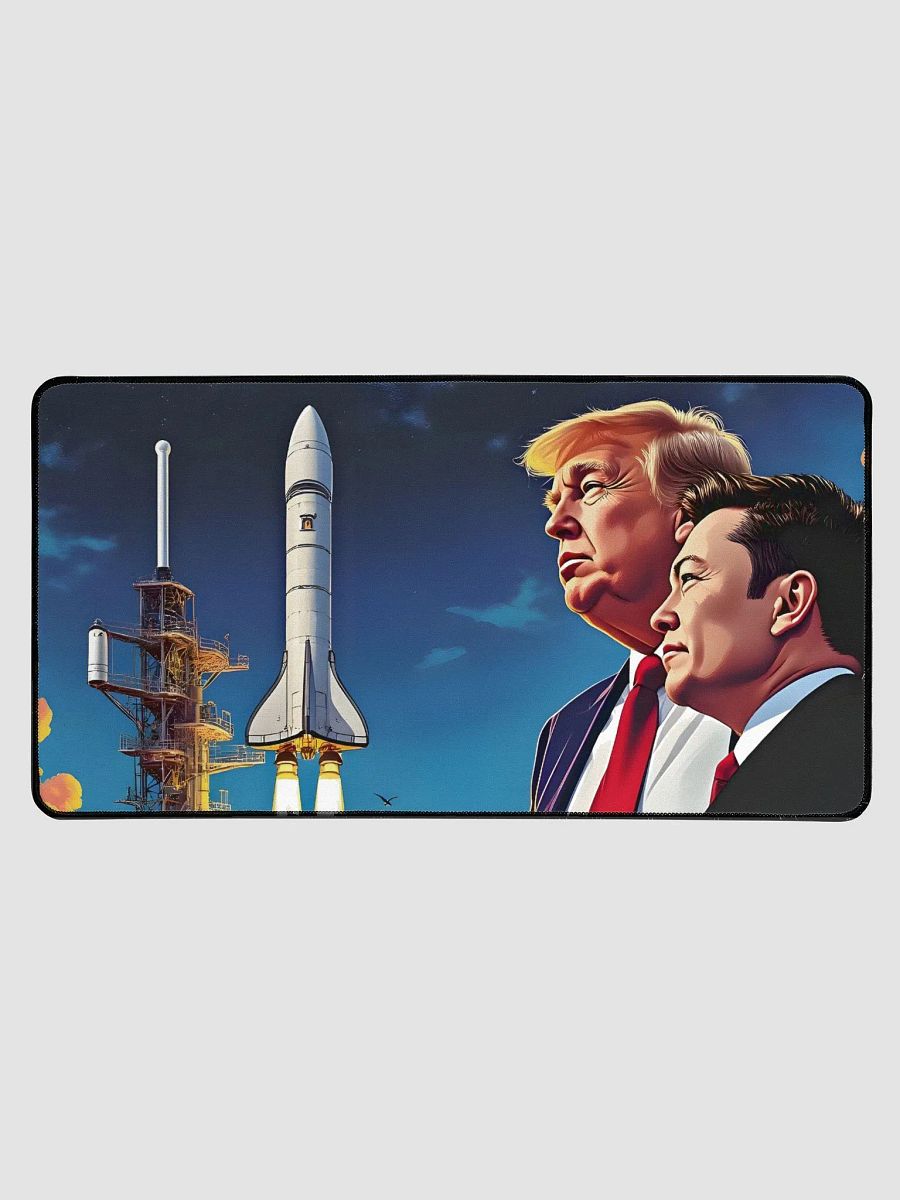 Donald Trump & Elon Musk @ Spacex Mouse Mat product image (1)