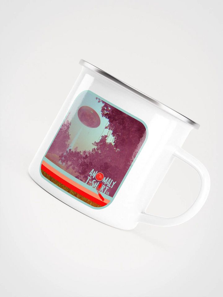 Vintage UFO Beam Enamel Mug product image (1)