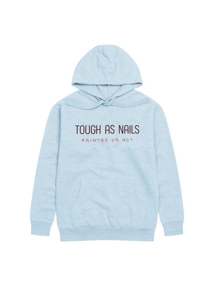 Tough As Nails Hoodie – Bold Graphic Streetwear for Men & Women M-Art & Design product image (2)