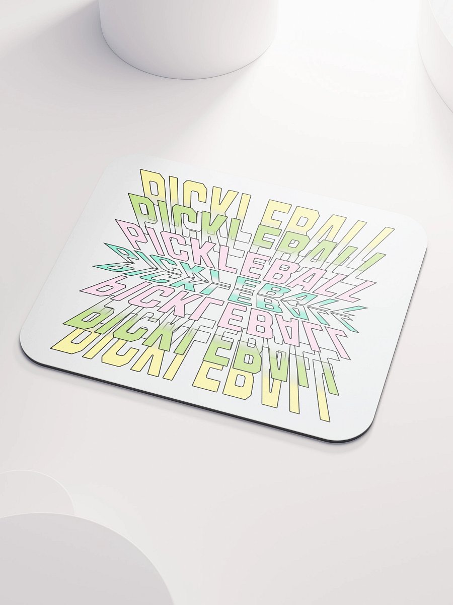 Pickleball Stacked Reflective Mirage Mouse Pad product image (3)