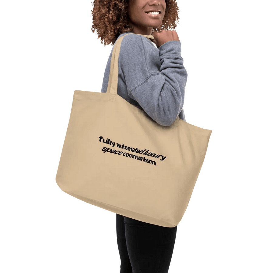 fully automated luxury space communism tote bag - 100% organic cotton product image (9)