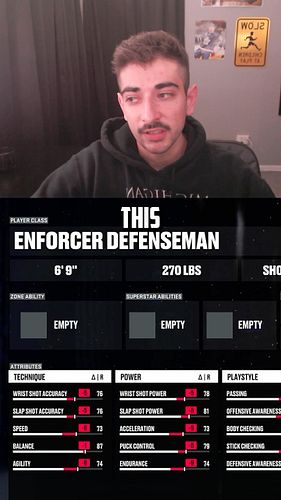 Do NOT use this build in NHL 25😭

#nhl25 #nhl #easports #hockey #gaming #gamingclips
