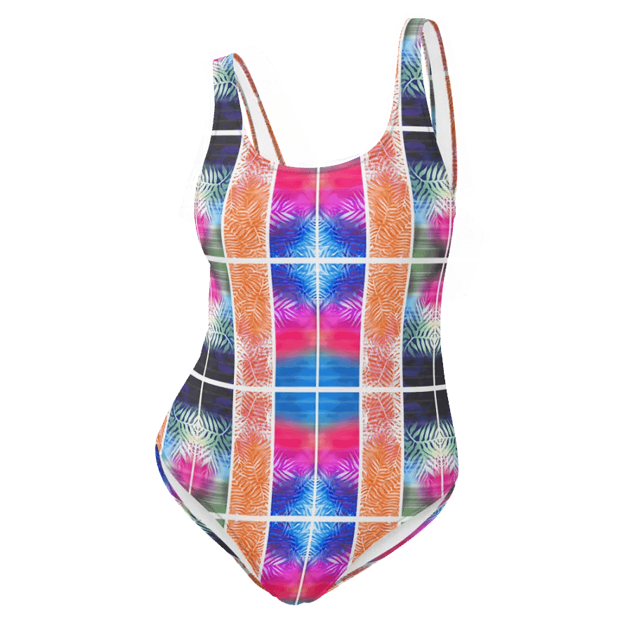 Floral Block One-Piece Swimsuit product image (7)