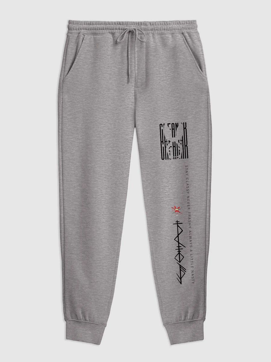 Stay Classy Norse Joggers - Black Design product image (1)