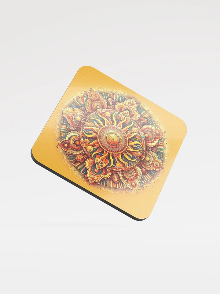 Glossed Cork Coaster product image (1)