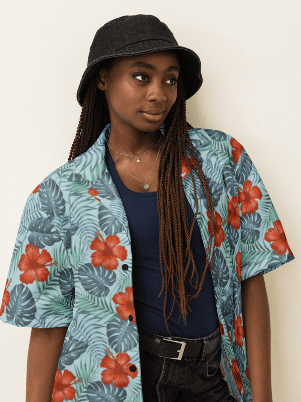 Palm Paradise | Unisex Hawaiian Shirt product image (2)