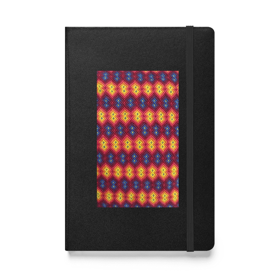 Red & Blue Diamond Hardcover Notebook product image (1)