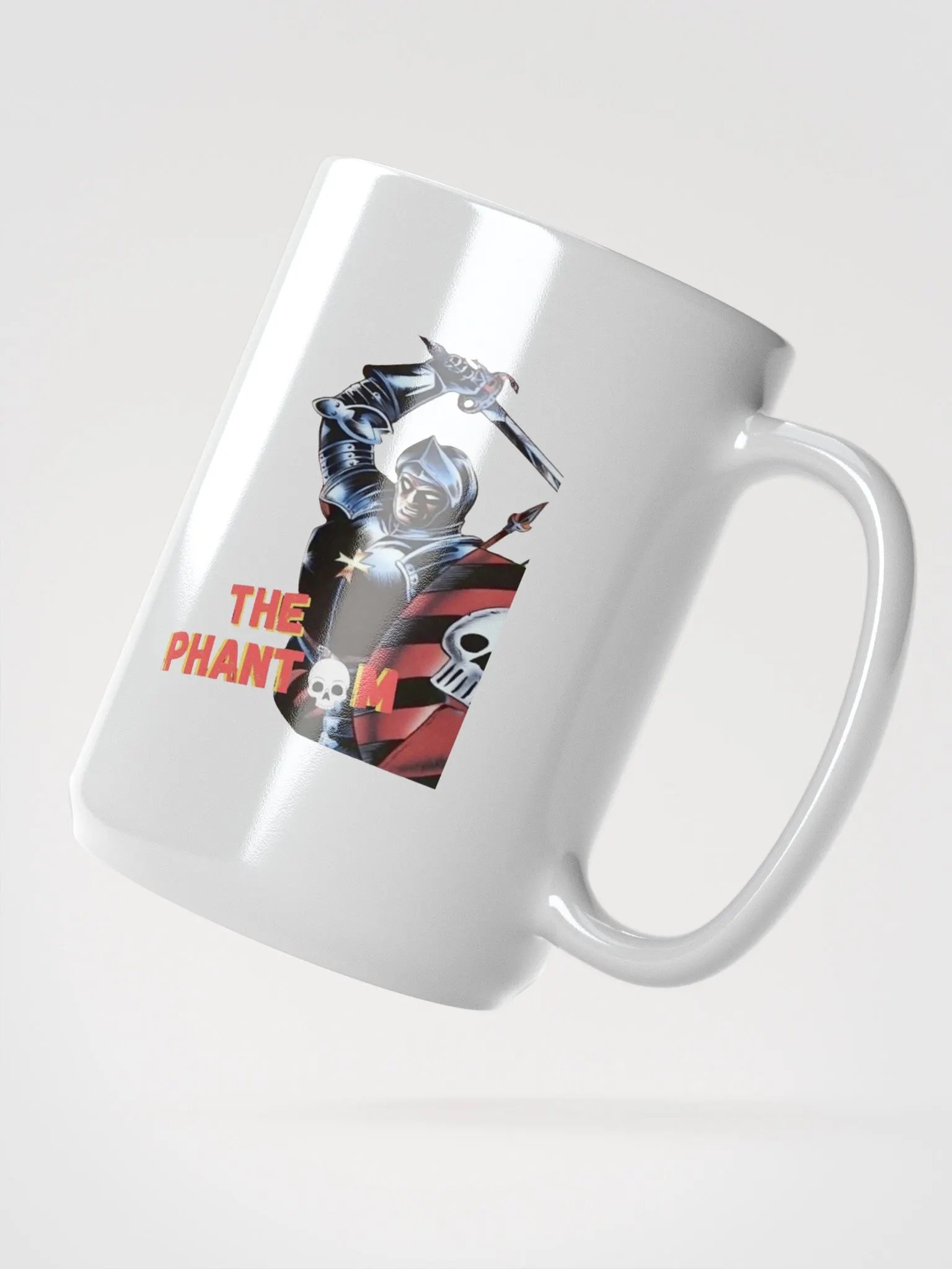 Ghost who Walks in Warrior Look :White Glossy Mug product image (2)
