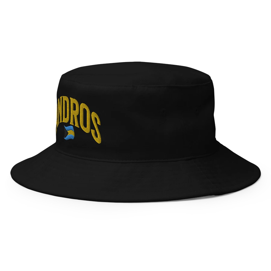 Andros Bahamas Hat : Bahamas Flag Bucket Hat Embroidered product image (2)