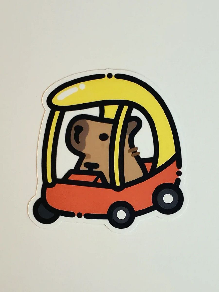 Capybara Car Sticker product image (3)