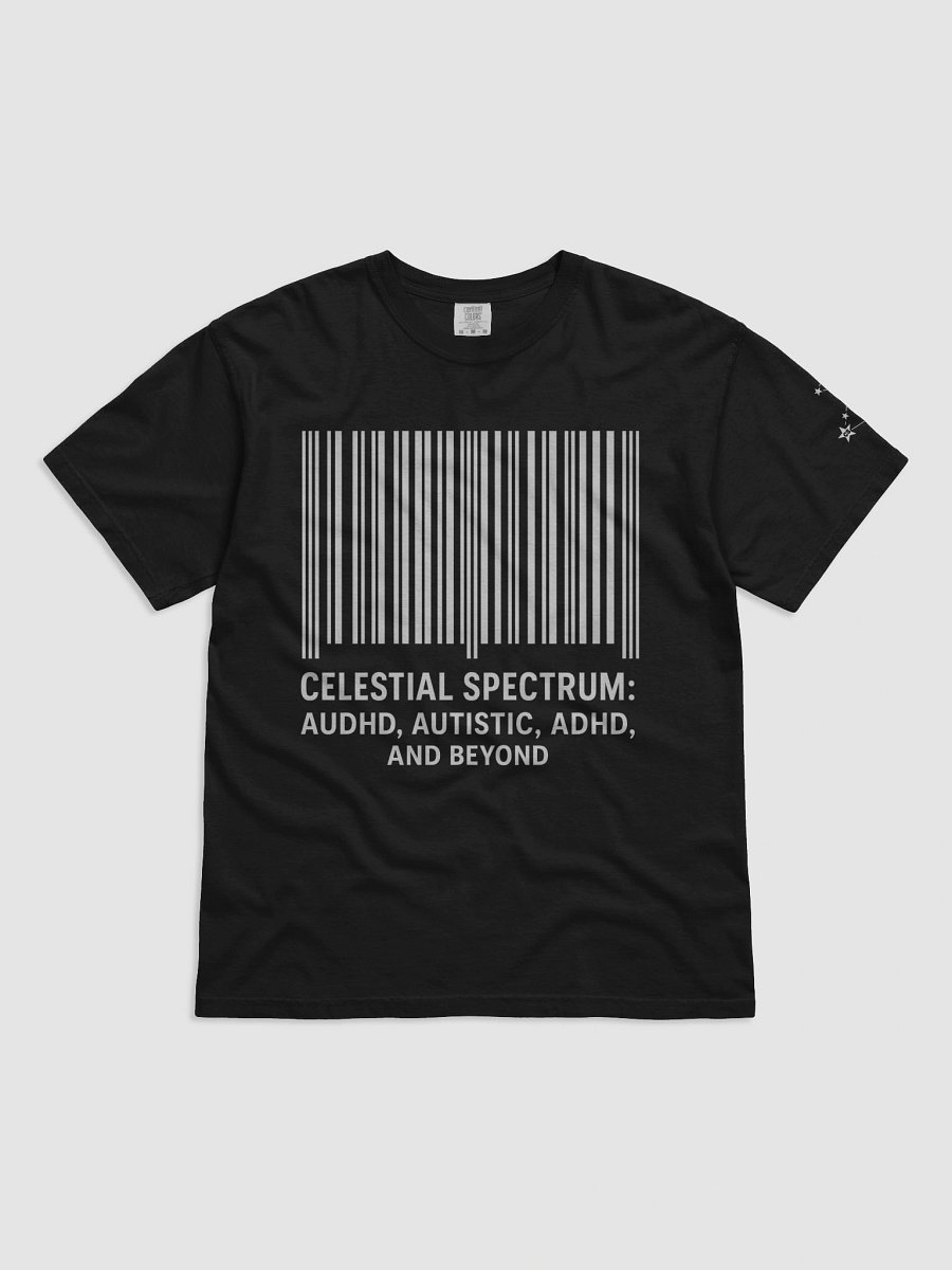 Autism Has Its Own Barcode Shirt – Celestial Era Drop | Neurodivergent Pride Tee product image (1)