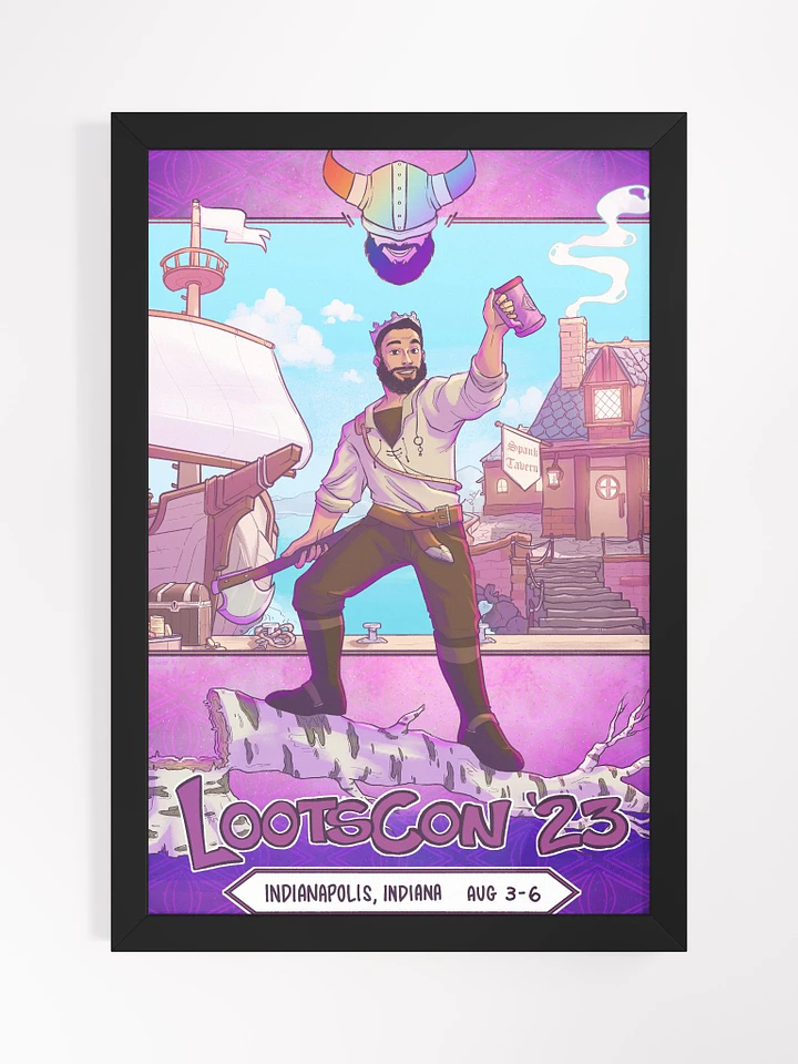 Framed LootsCon 2023 Art Print product image (1)