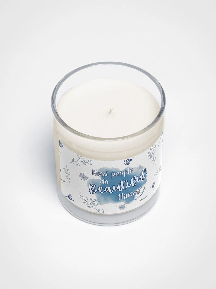 KPDBT - White/Blue candle product image (3)