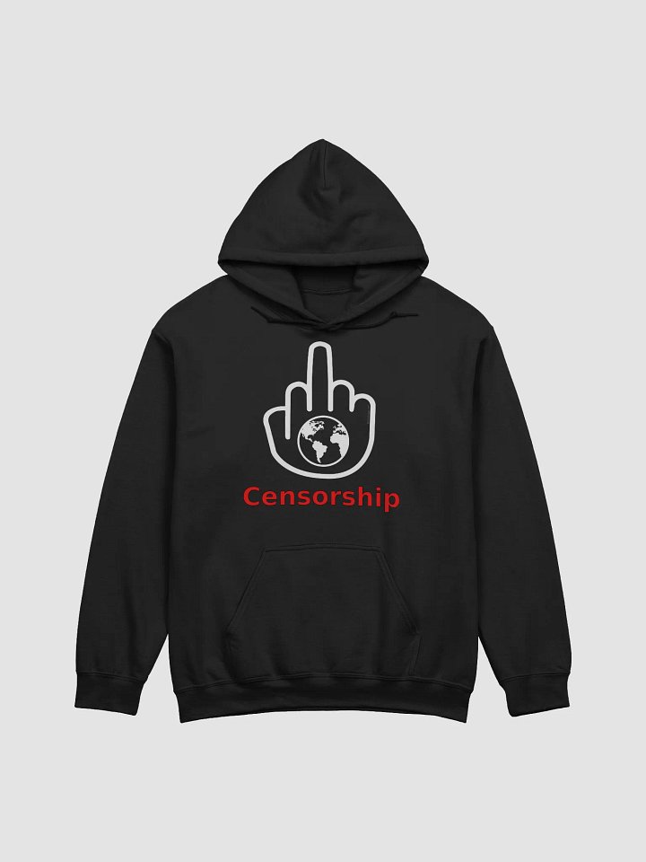 Gildan Classic Hoodie-MisterFinger-Censorship-WHC product image (1)