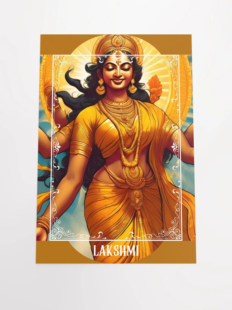 Lakshmi, Hindu Goddess of Abundance altar poster product image (1)