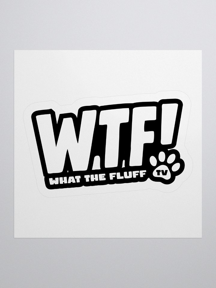 WTF! TV Kiss Cut Stickers product image (1)