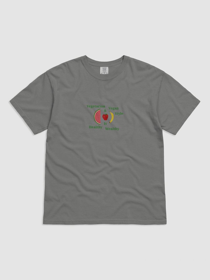 Healthy & Wealthy Vegetarian T-Shirt product image (1)