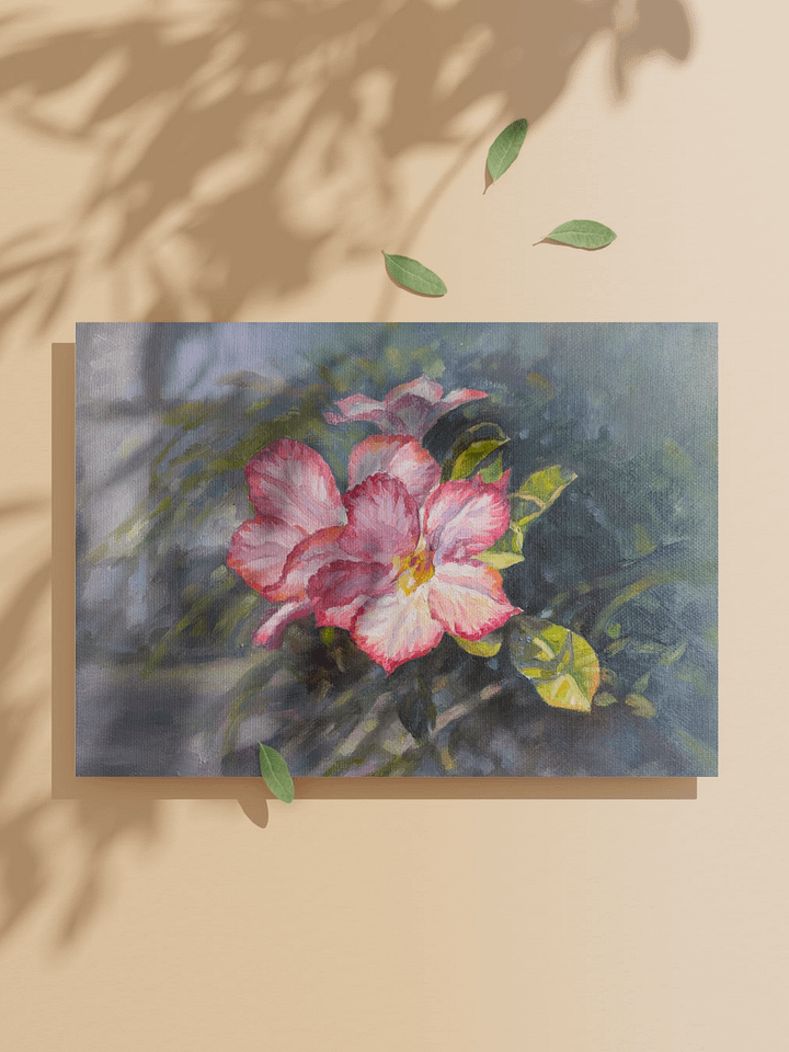 Flowers-Oil Painting Canvas Print product image (1)