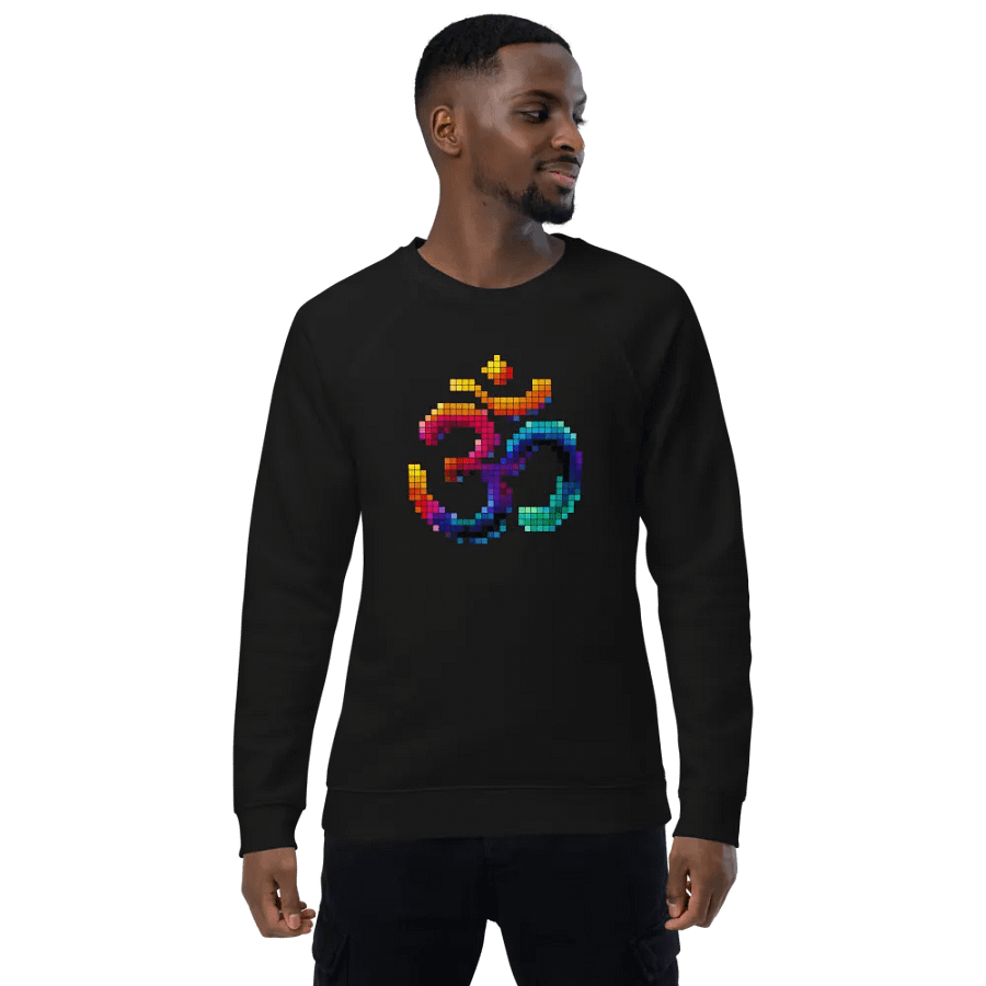 Om Pixel Vibes Sweatshirt product image (1)