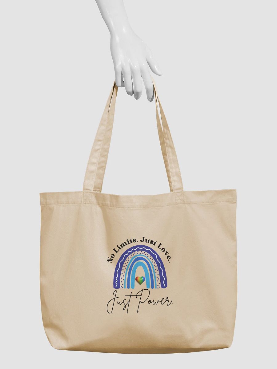 No Limits. Just Love. Just Power. Rainbow Eco Tote Bag product image (4)