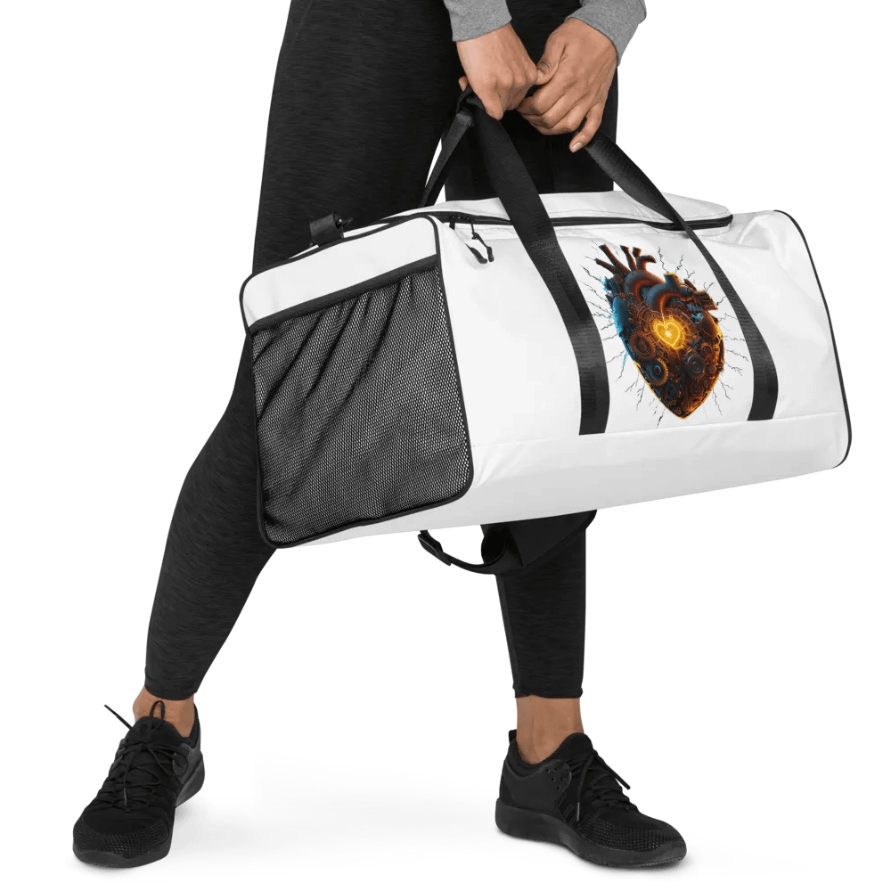 Time travel heart Duffle bag product image (5)