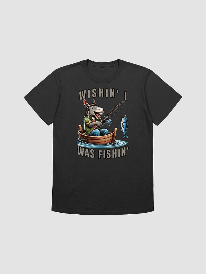 Wishin' I Was Fishin' Donkey T-Shirt product image (7)