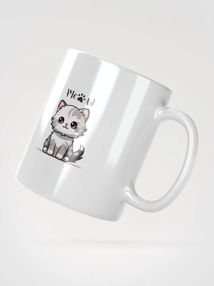 Poor Cat White Glossy Mug product image (5)