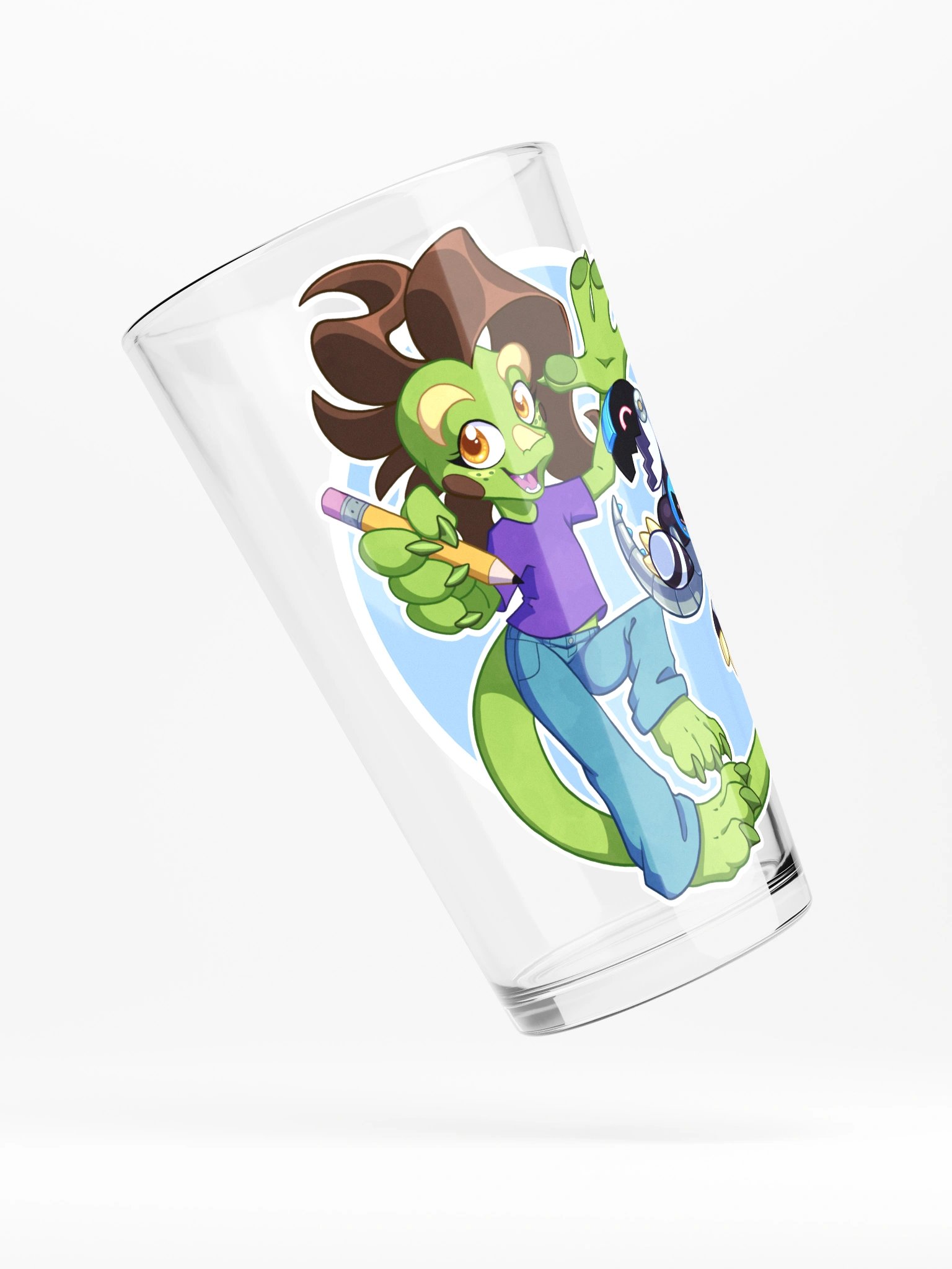 Lizzy and Rex : Pint Glass product image (4)