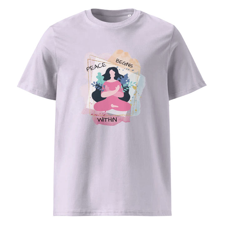 Peace Begins Within T-Shirt | Organic Cotton Mindfulness Tee product image (45)