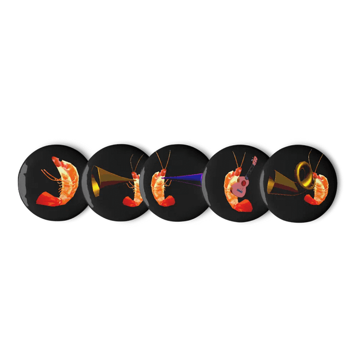 Shrimp Button Pins product image (1)
