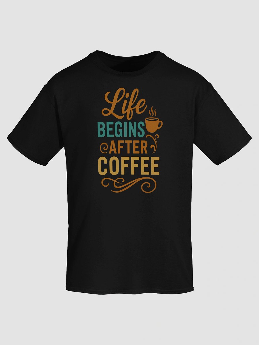 Life Doesn't Start Until Caffeine Hits – Coffee Lover’s Retro Tee product image (74)