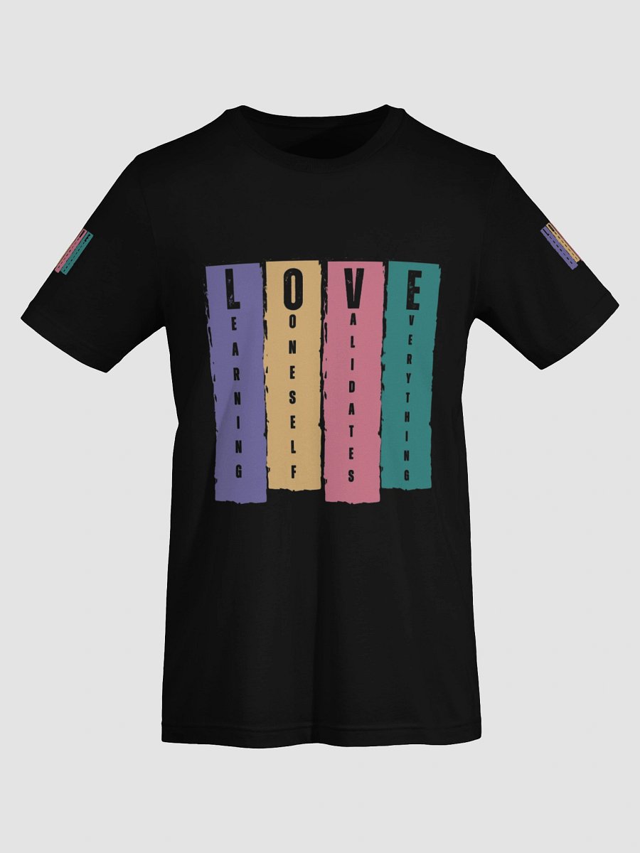 LOVE Vertical Panel T-Shirt product image (7)