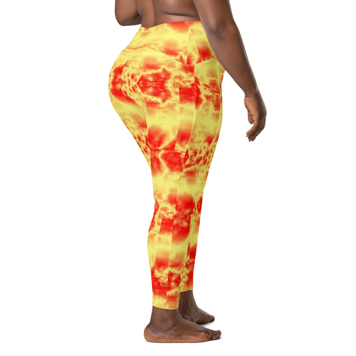 Orange Crush Leggings with Pockets product image (2)