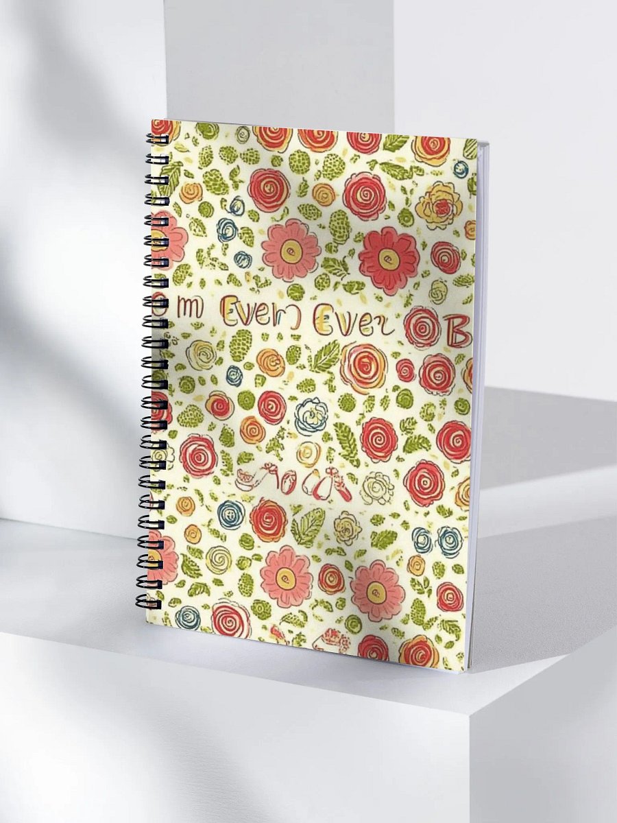 Floral Whimsy Spiral Notebook product image (4)