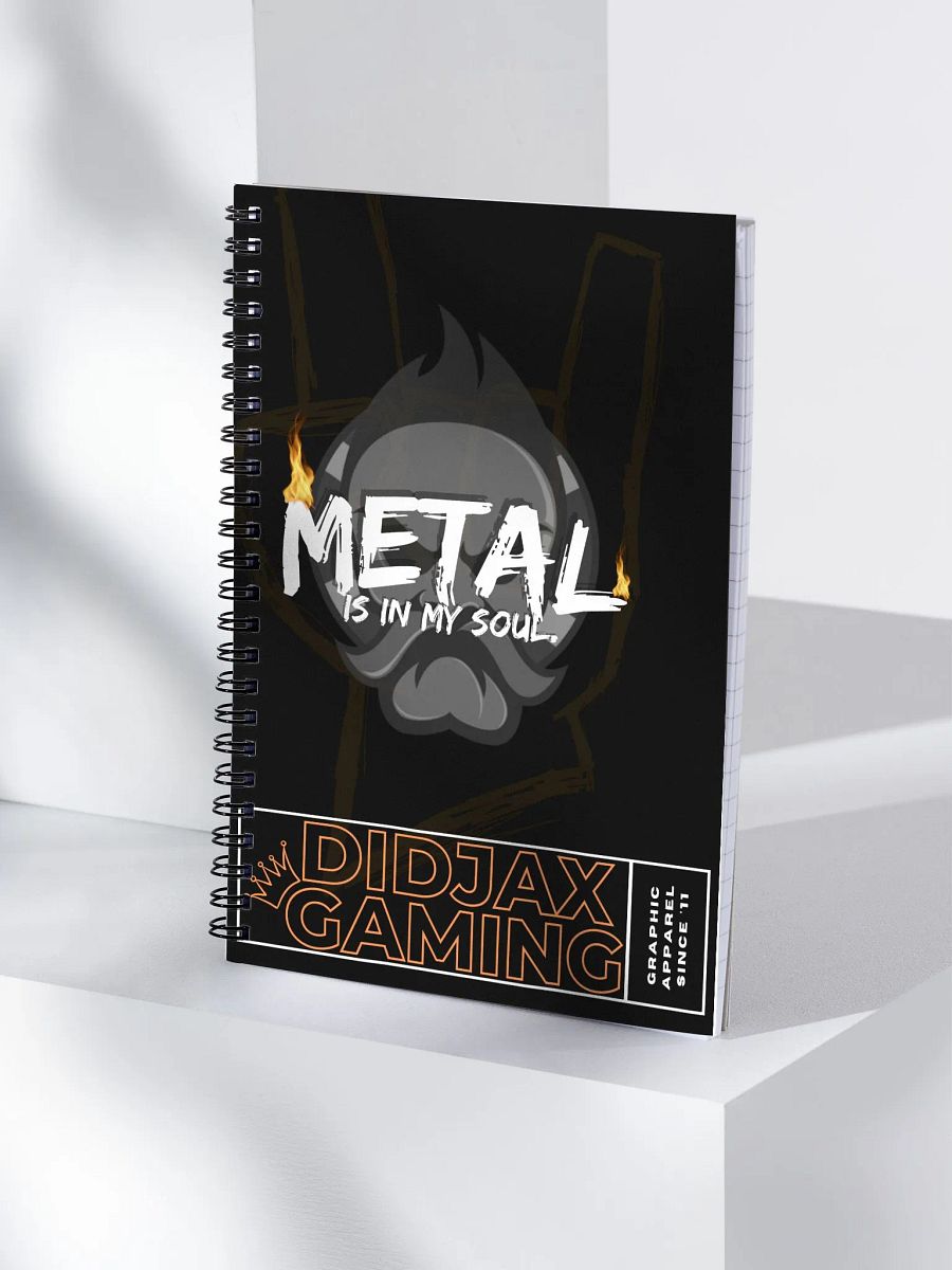 Didjax Metal Is My Soul Notebook product image (2)