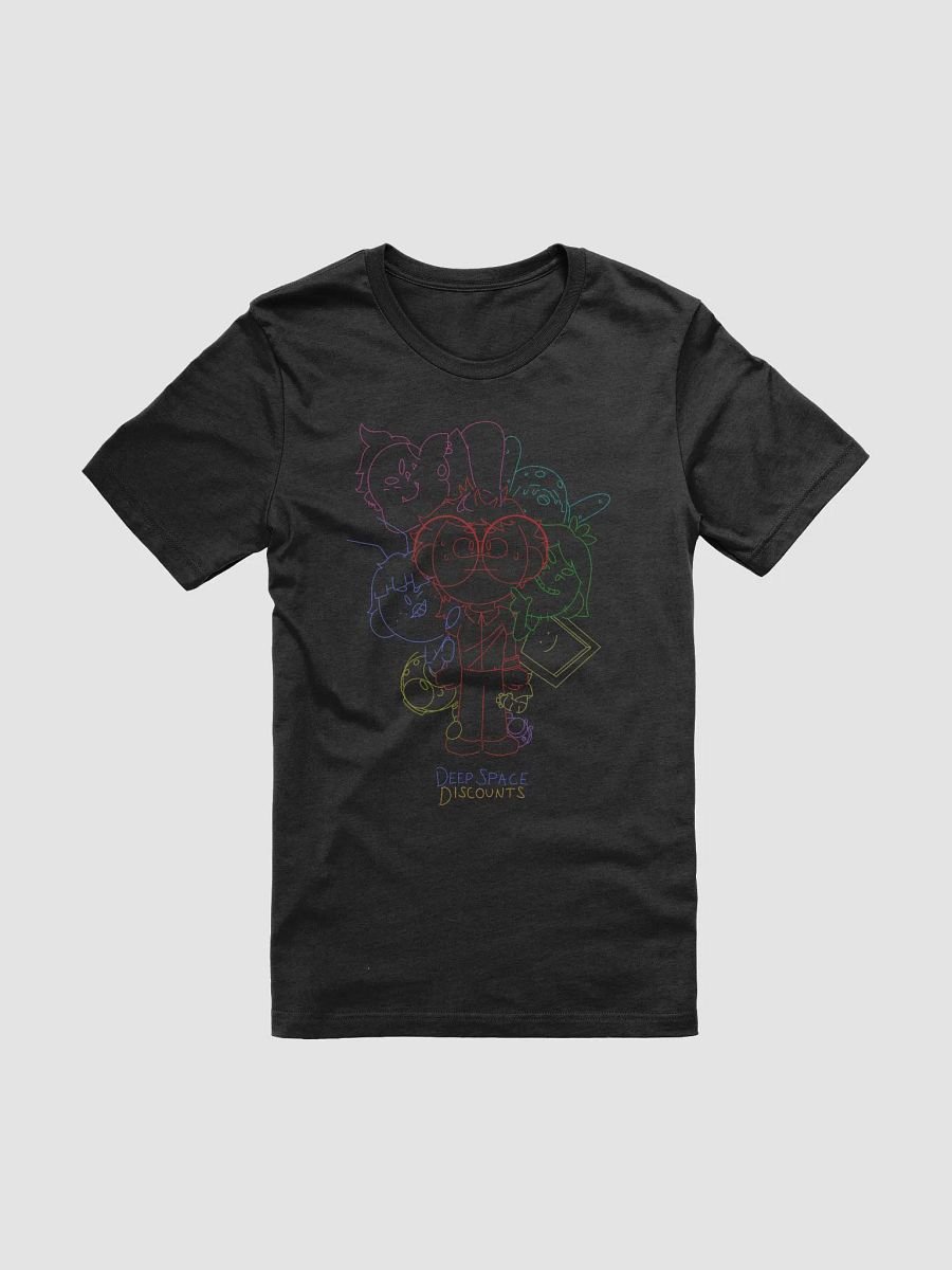 Deep Space Discounts Line Art Tee product image (6)