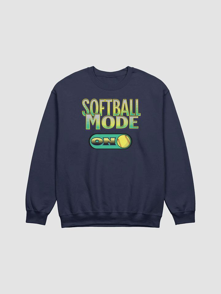 Softball Mode On Activated Crewneck Sweatshirt product image (13)
