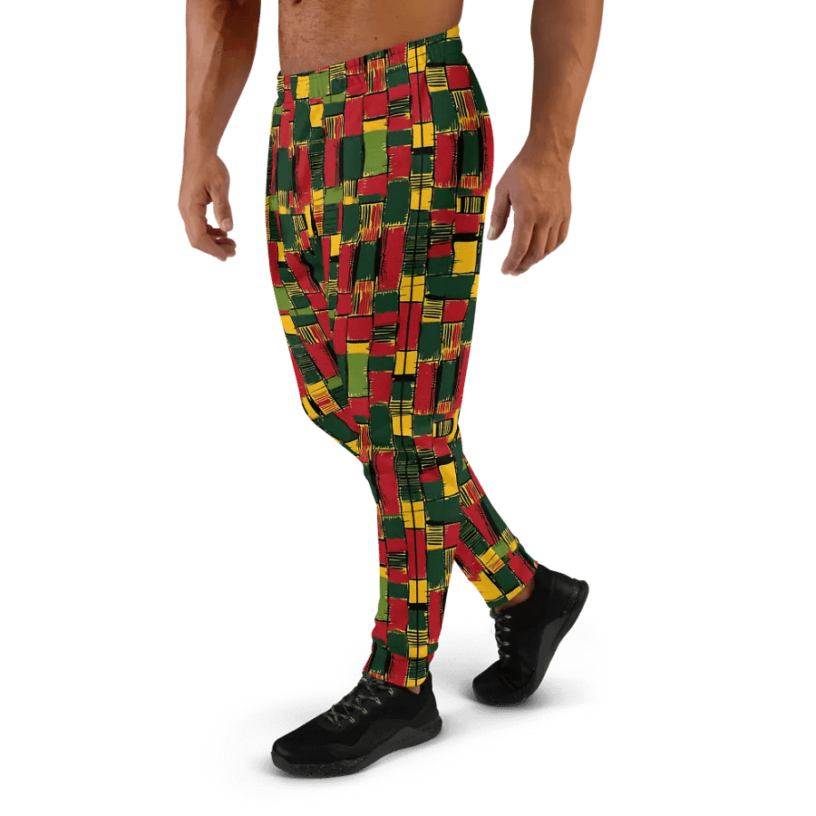 Roots of Africa: All-Over Print Recycled Men's Joggers product image (6)