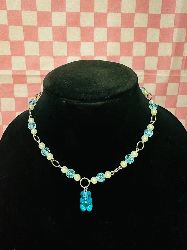 Blue Gummy Bear Necklace product image (1)