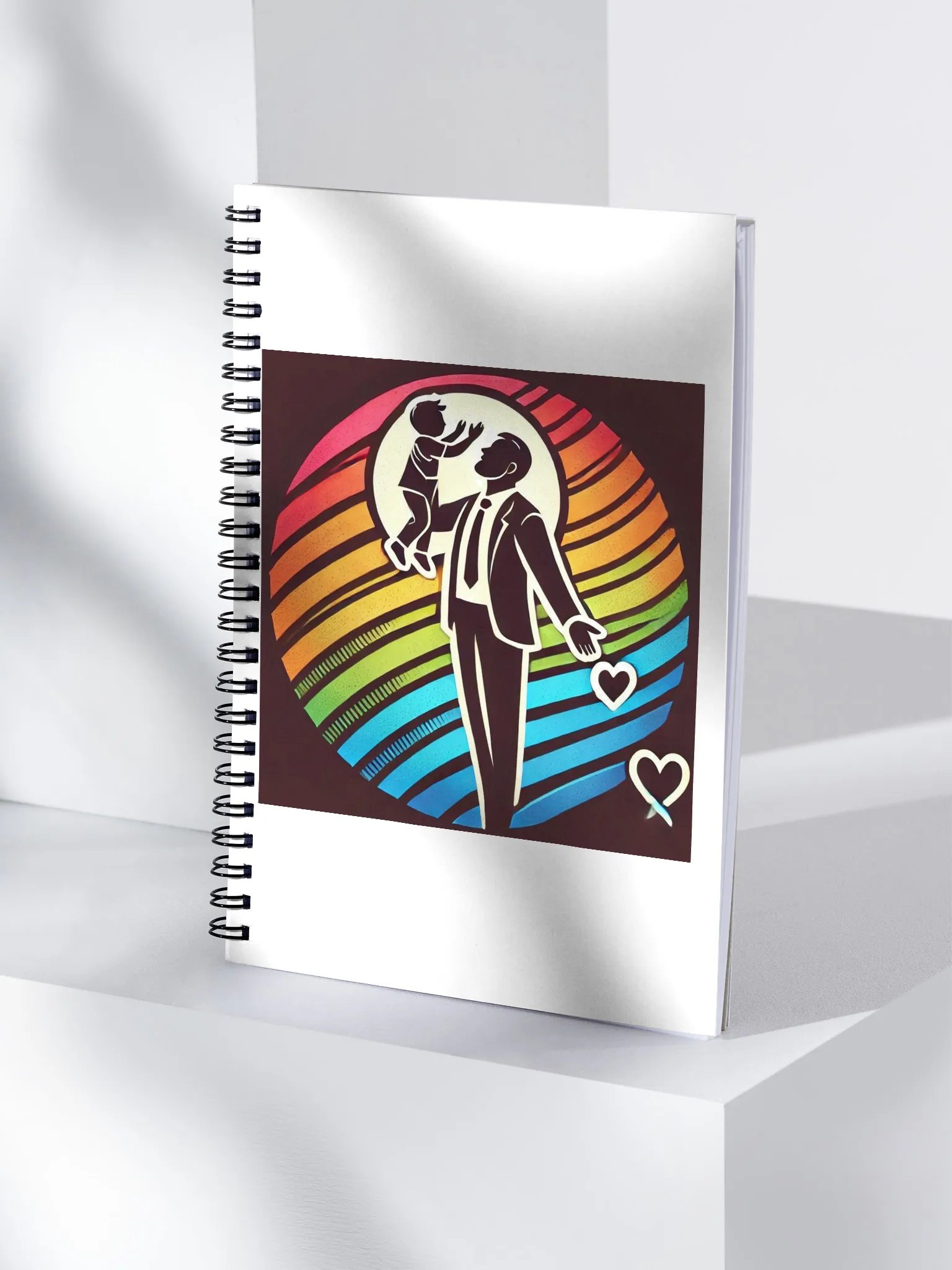 Rainbow Family Spiral Notebook product image (4)
