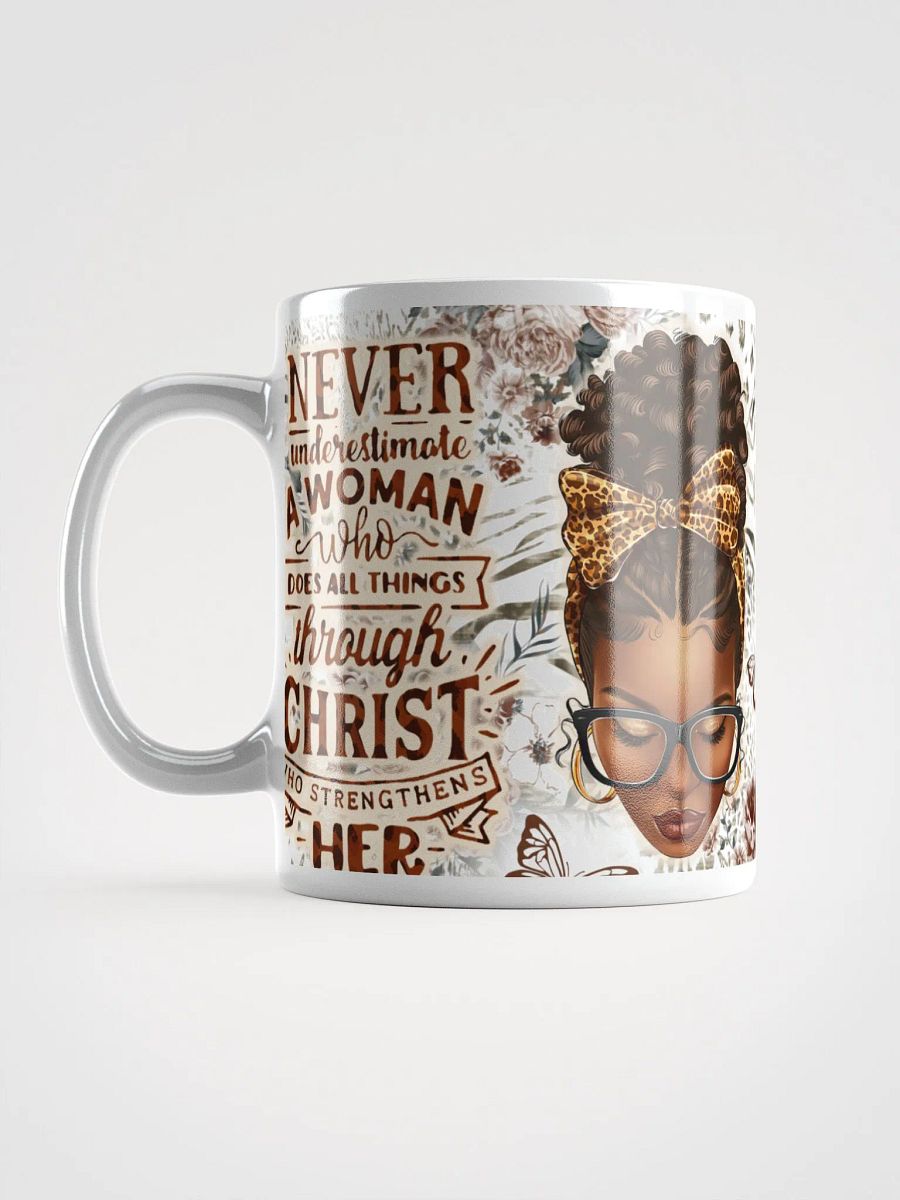 Bible Quote Christian Bible Verse Mug | Inspirational Scripture Coffee Mug | Faith-Based Gift | Melanin Woman Christian Mug | Religious Bible Quote Mug product image (16)